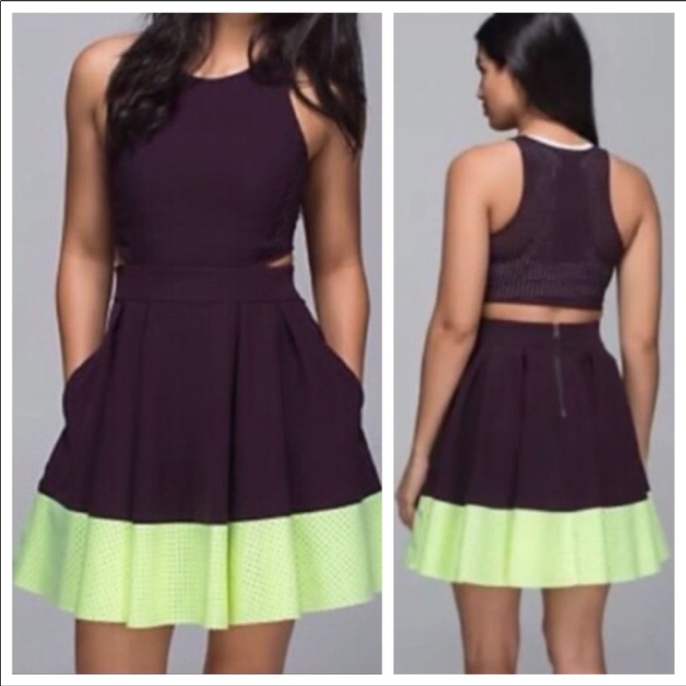 *RARE* Lululemon AWAY DRESS Black Cherry 🍒 4